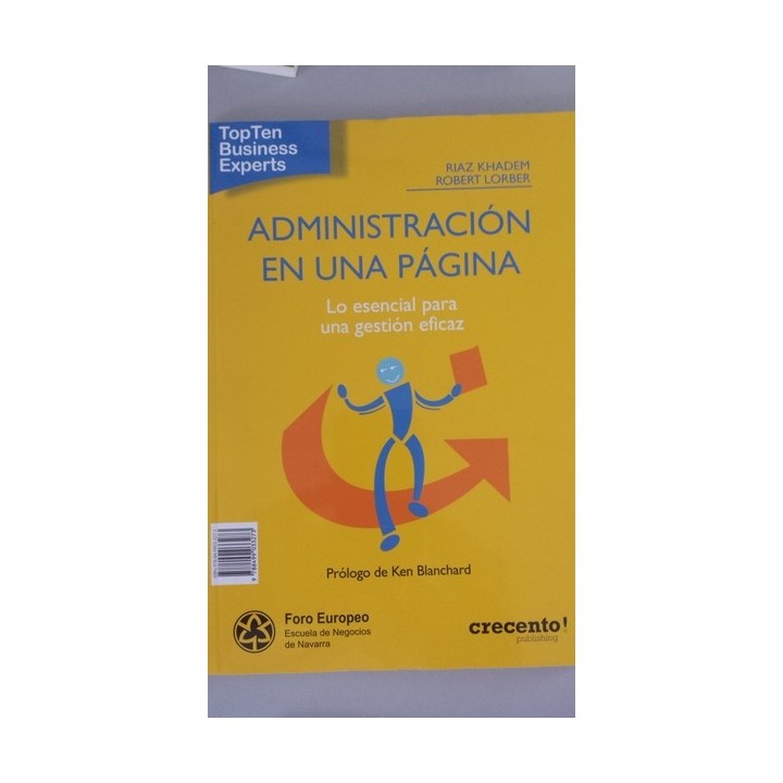 Administración en una página. Lo esencial para una gestión eficaz